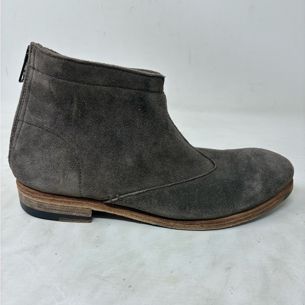 Peter Nappi Gray Suede Ankle Boots